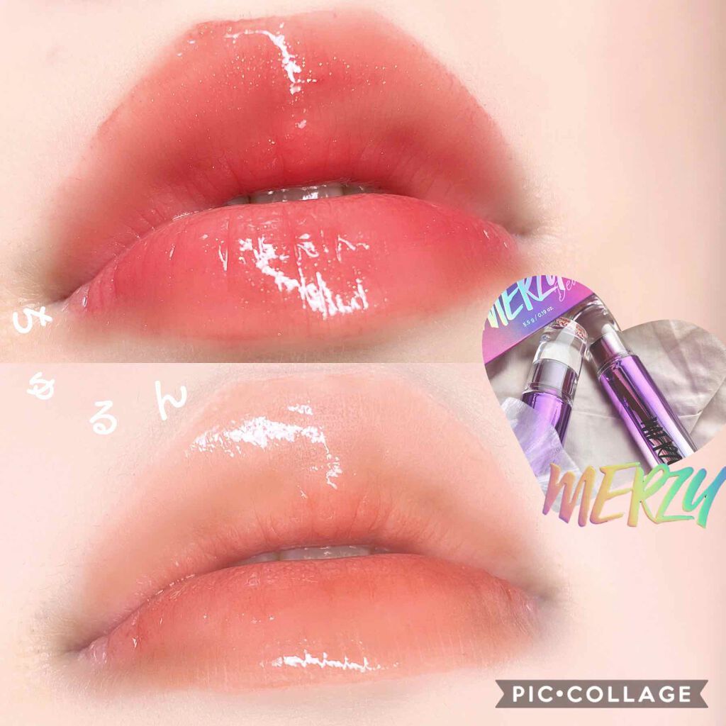 オーロラ デュイ ティント DT9.ファンタジアサンシャイン/MERZY/リップティントを使ったクチコミ（1枚目）