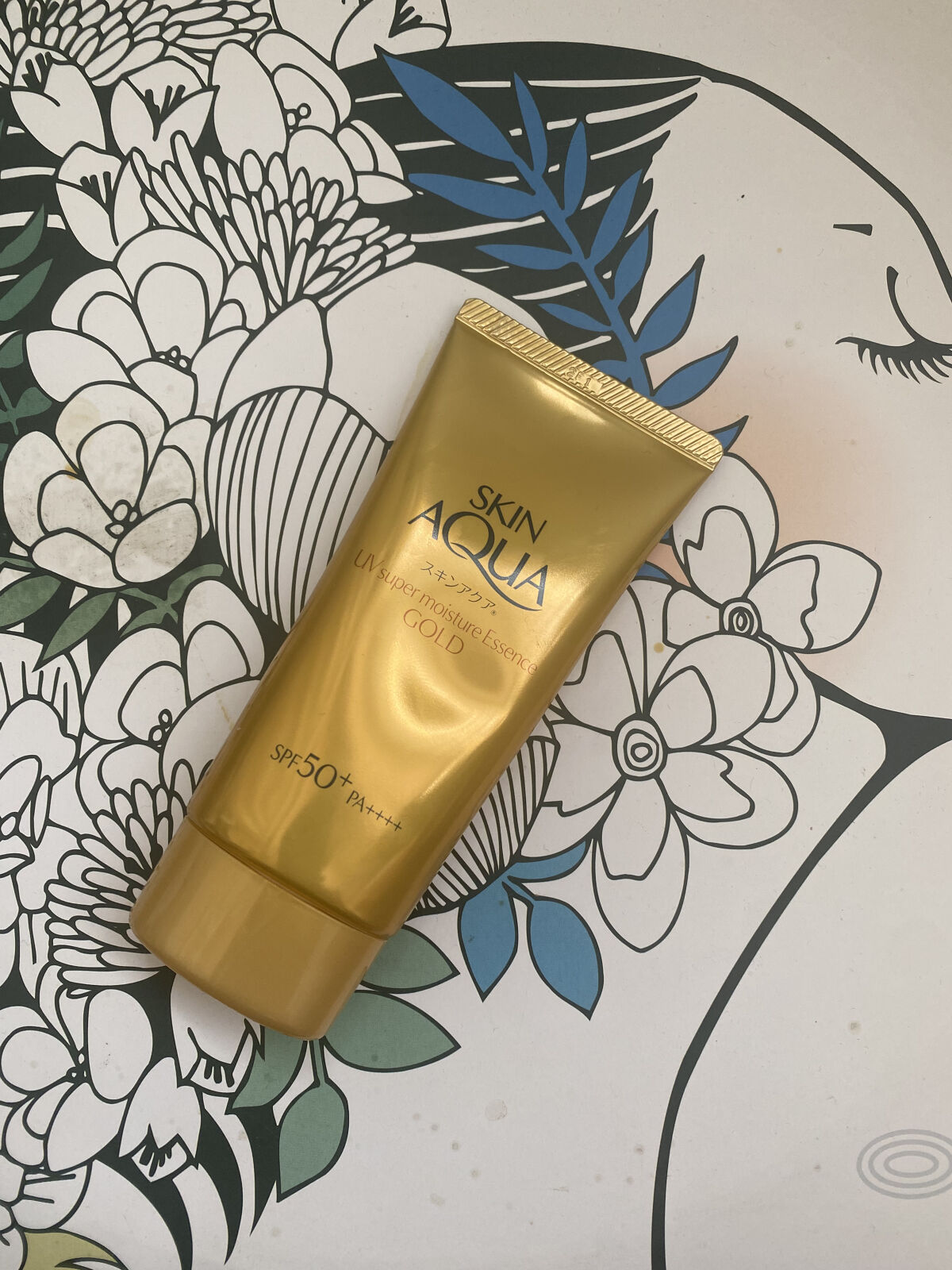 スーパーモイスチャーエッセンス ゴールド/スキンアクア/日焼け止めローションを使ったクチコミ（2枚目）