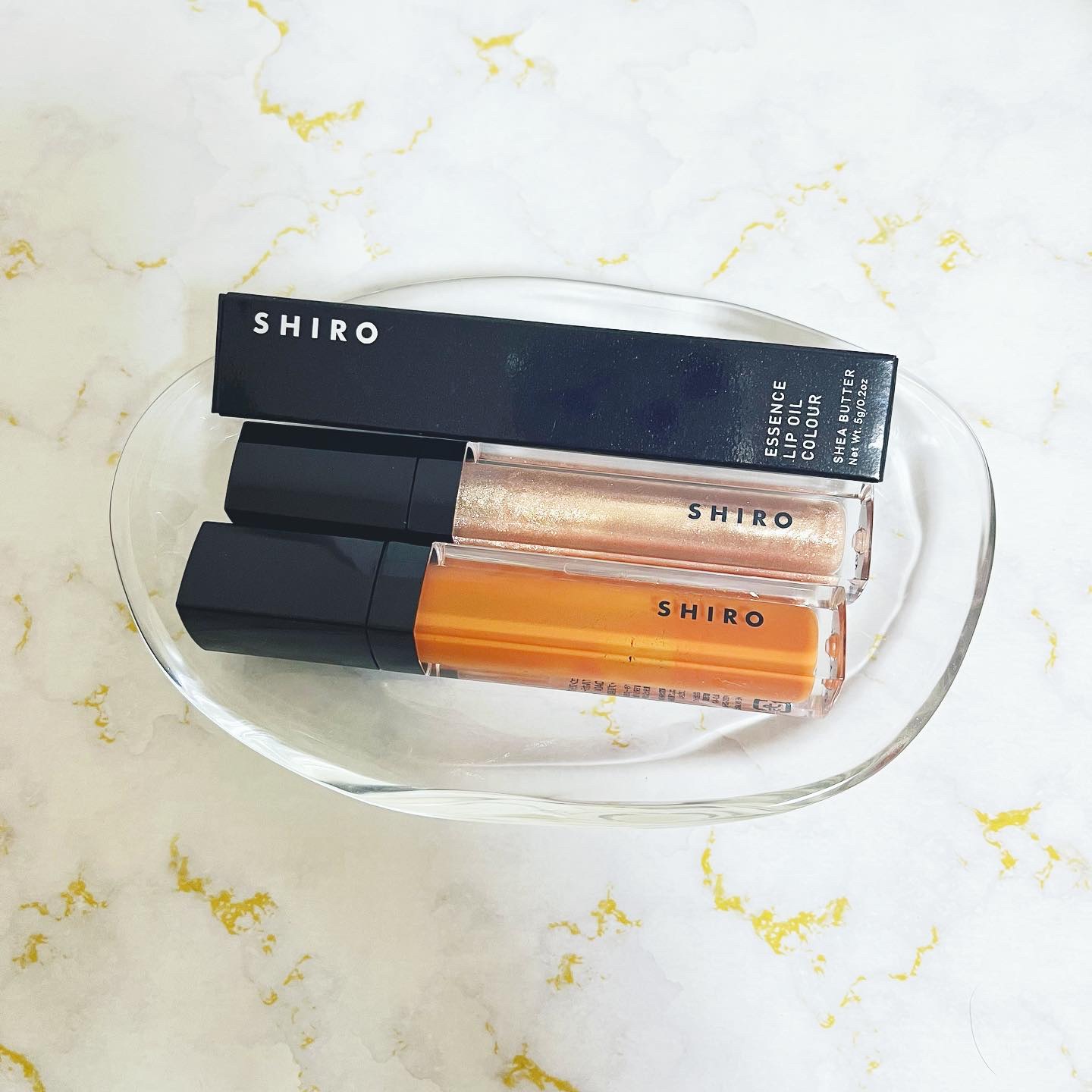 エッセンスリップオイルカラー/SHIRO/リップオイルを使ったクチコミ（1枚目）