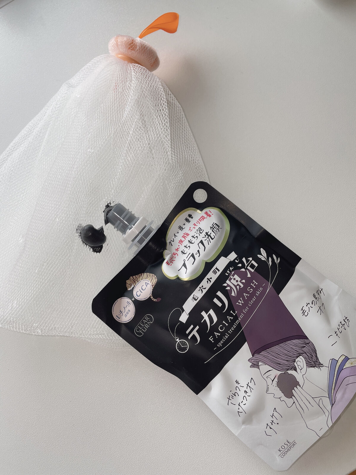 毛穴小町 テカリ源治 マスク/クリアターン/シートマスク・パックを使ったクチコミ（3枚目）