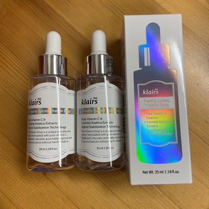 フレッシュリージュースドビタミンドロップ(35ml)/Klairs/美容液を使ったクチコミ(1枚目)