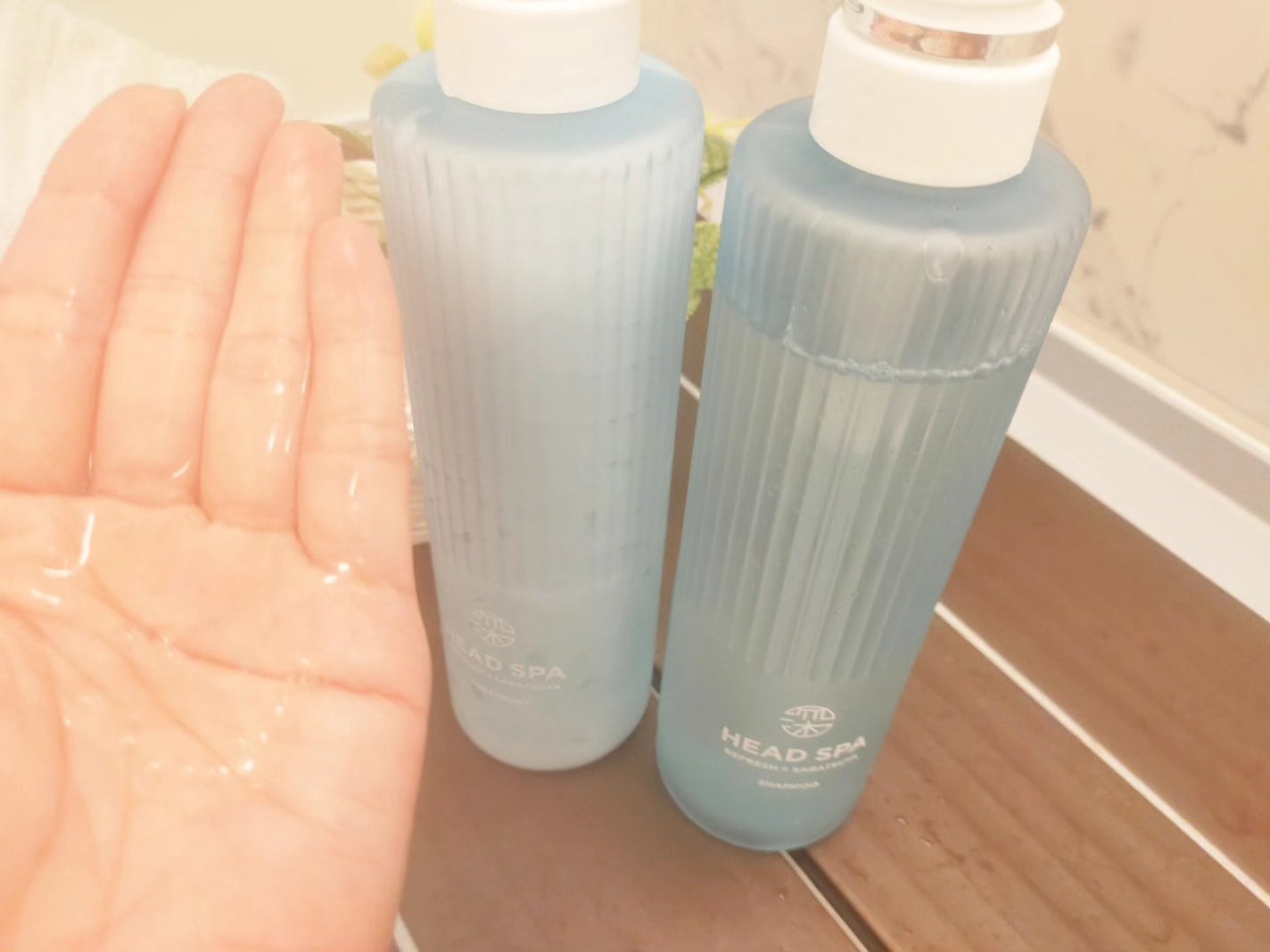 リフレッシュ × さらつや シャンプー/トリートメント/h&s/市販シャンプーを使ったクチコミ(4枚目)