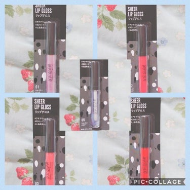 UR GLAM　SHEER LIP GLOSS/U R GLAM/リップグロスを使ったクチコミ（2枚目）