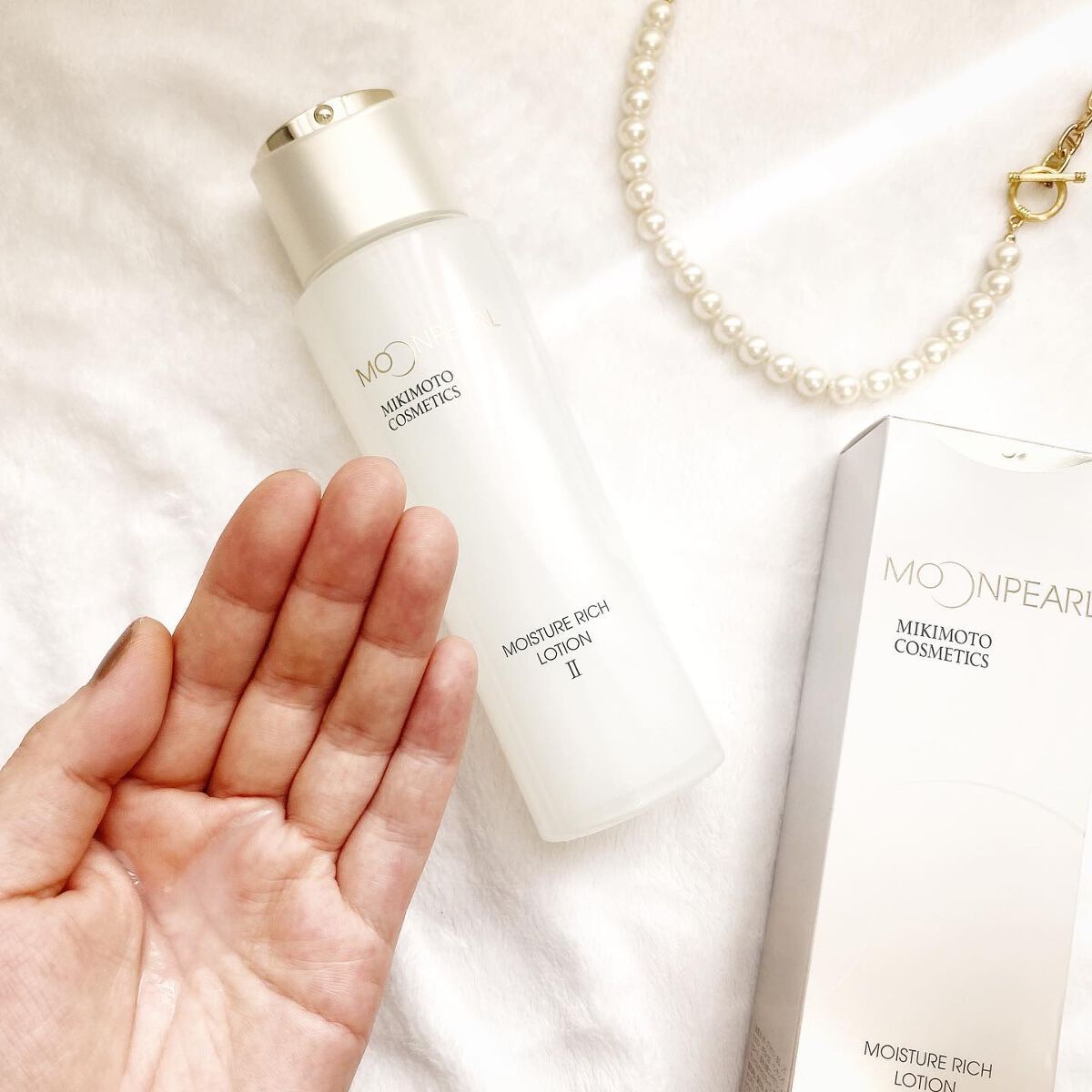 ムーンパール モイスチャーリッチローションII/ミキモト コスメティックス/化粧水を使ったクチコミ（3枚目）
