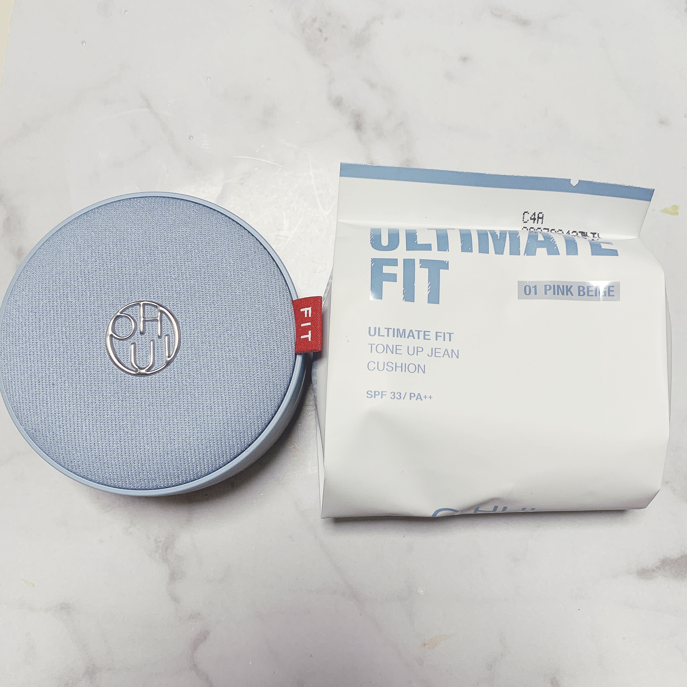 アルティメットフィット トーンアップデニムクッション/OHUI/クッションファンデーションを使ったクチコミ（2枚目）
