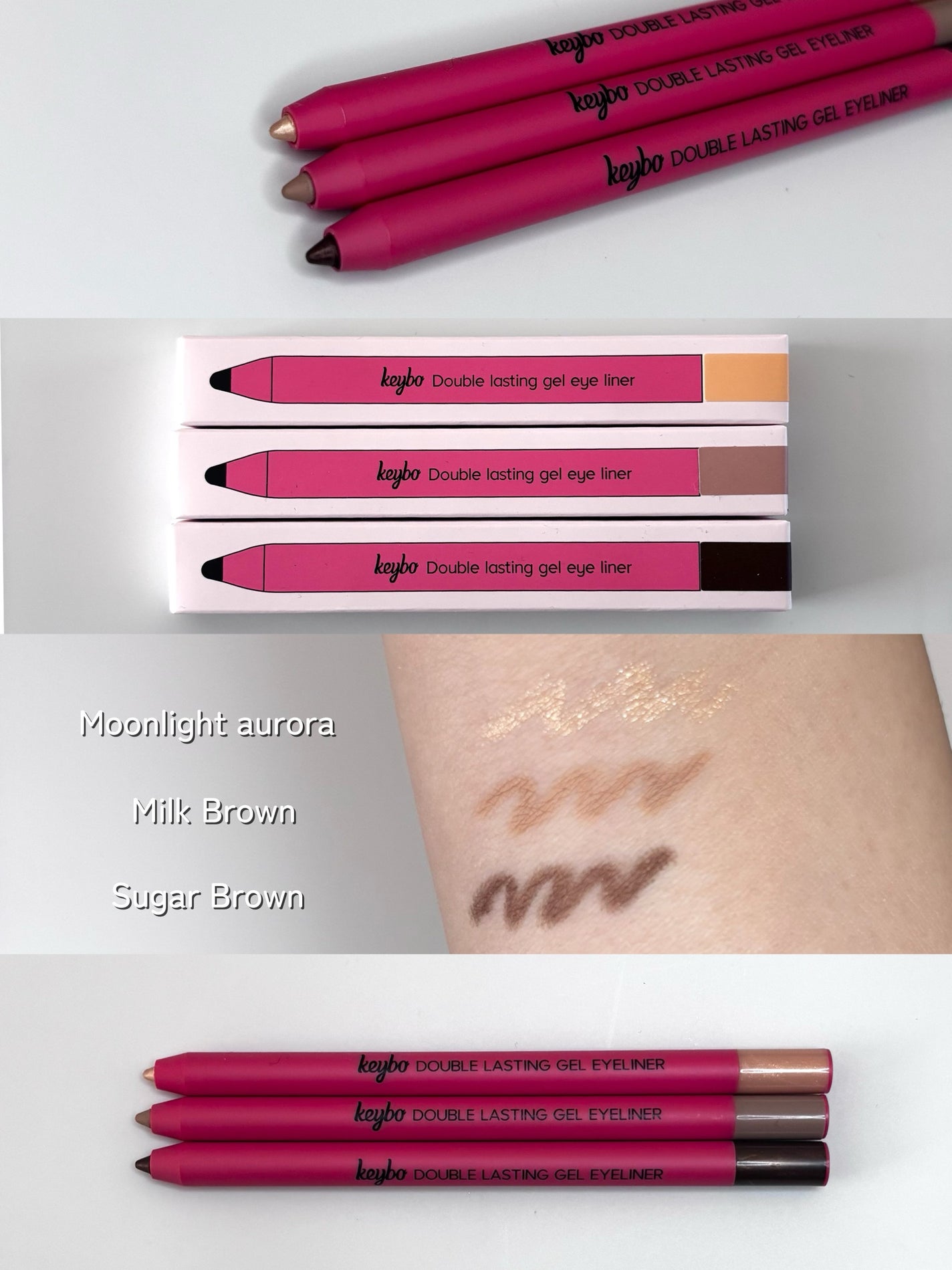ダブルラスティングジェルライナー/keybo/ジェルアイライナーを使ったクチコミ(1枚目)