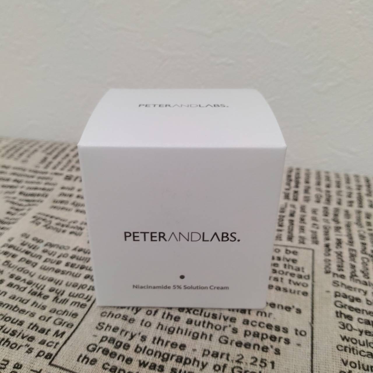 ナイアシンアミド5% ソリューション モイスチャークリーム/PETERANDLABS/フェイスクリームを使ったクチコミ（1枚目）