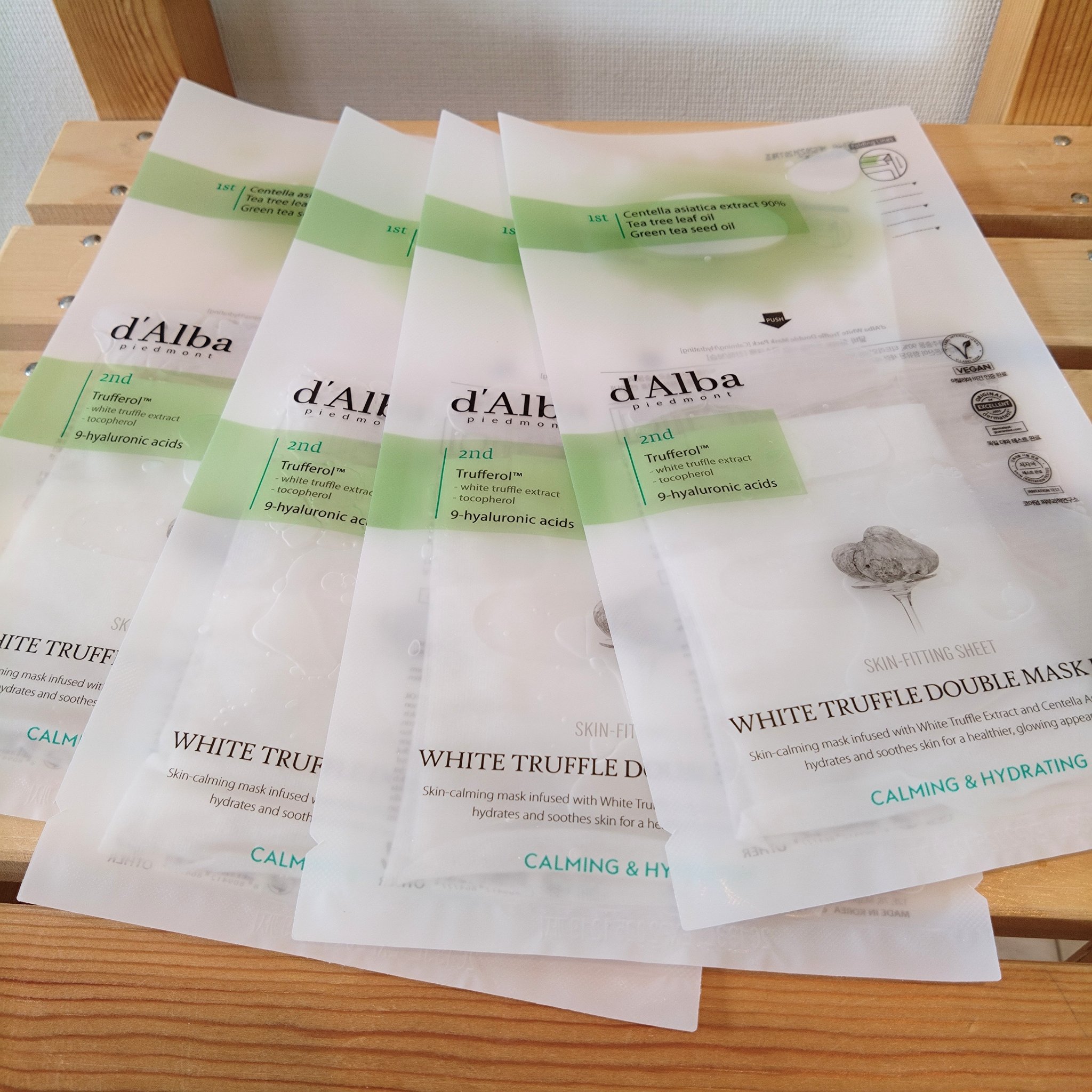 ホワイトトリュフダブルマスクパック(鎮静/保湿) /ダルバ/シートマスク・パックを使ったクチコミ（2枚目）