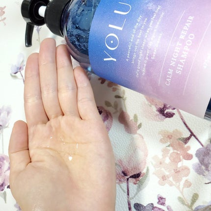 カームナイトリペアシャンプー/トリートメント/YOLU/市販シャンプーを使ったクチコミ(3枚目)