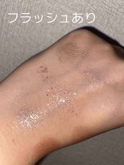 グリッターペディアアイパレット/unleashia/アイシャドウパレットを使ったクチコミ(3枚目)
