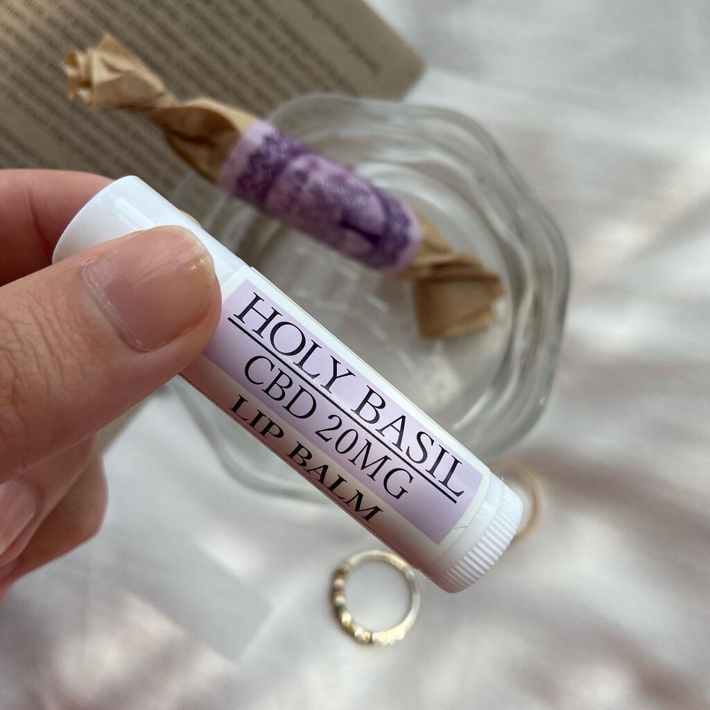 トゥルシー(ホーリバジル)×CBD20MG   リップクリーム/トゥルシーの森/リップクリームを使ったクチコミ（3枚目）