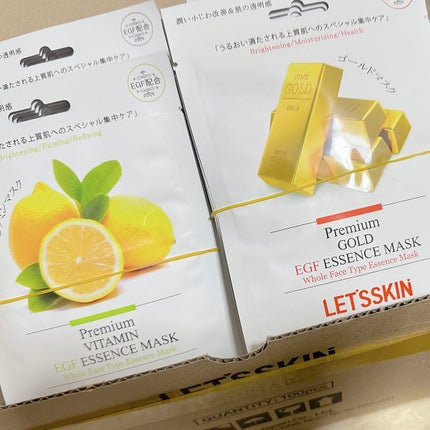 Let's Skin プレミアムEGFエッセンスマスク/Dermal/シートマスク・パックを使ったクチコミ(2枚目)