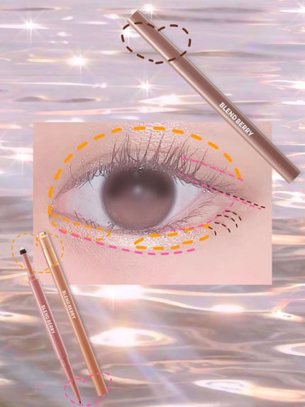 プレイフル リキッドアイライナー/BLEND BERRY/リキッドアイライナーを使ったクチコミ(3枚目)