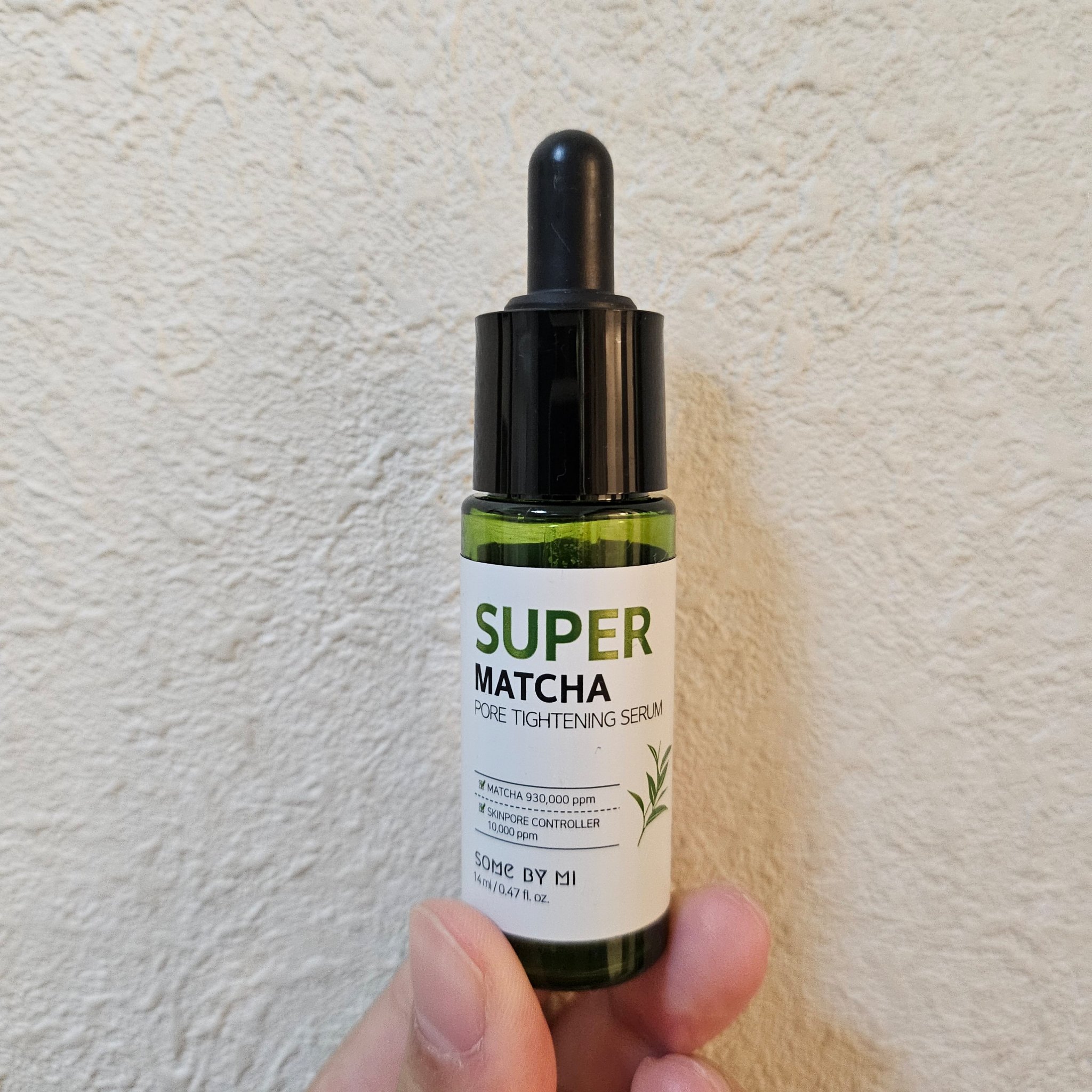 SOME BY MI スーパー抹茶ポアタイトニングセラムのクチコミ「化粧水の後に使ってました！
良くもなく悪くもなく、、、？リピはなしです！

 #韓国コスメ購入レポ ..」（1枚目）
