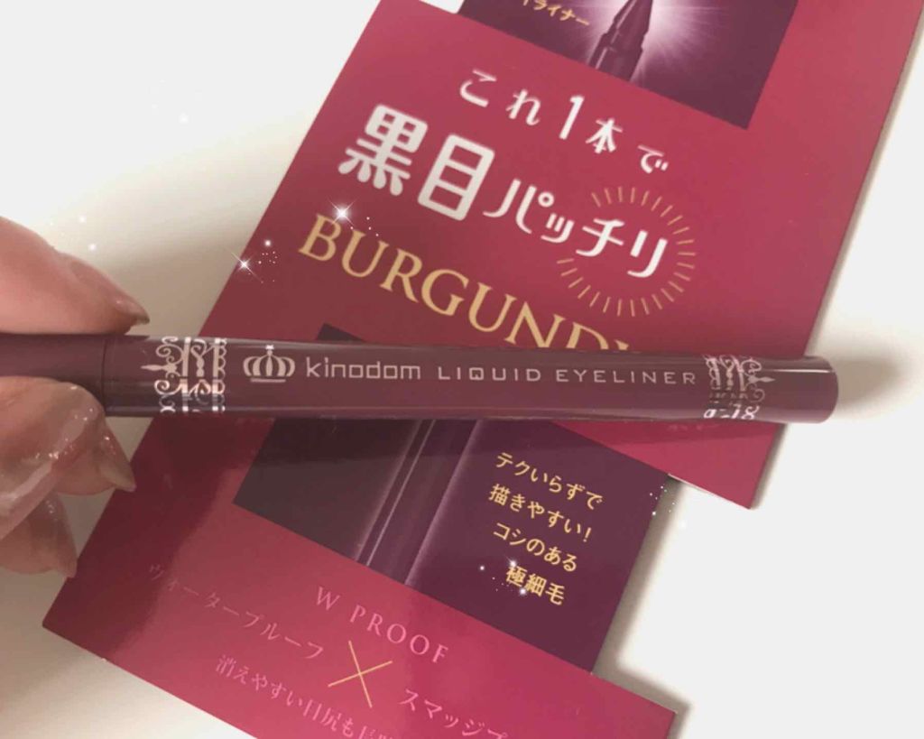 リキッドアイライナーS/キングダム/リキッドアイライナーを使ったクチコミ(1枚目)