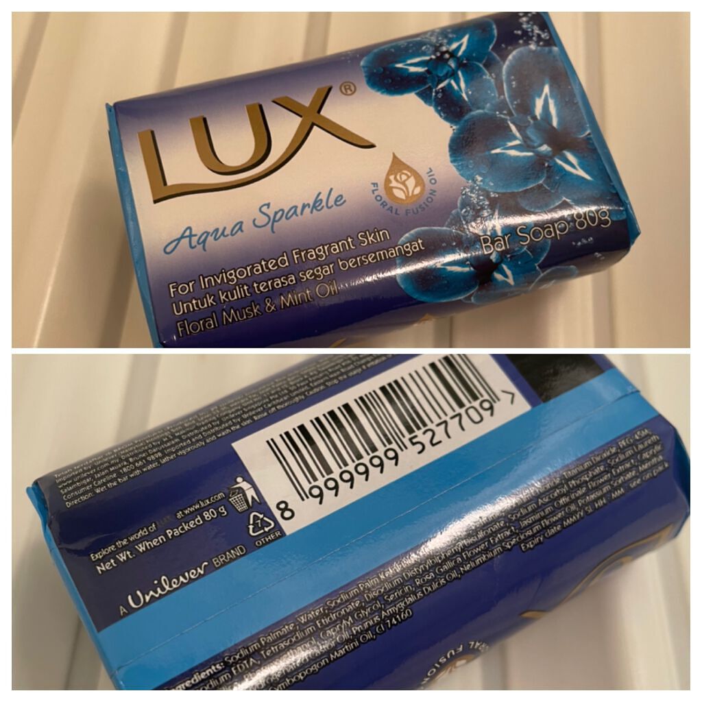 【試してみた】Lux石けん(アクアスパークル)/LUX | LIPS