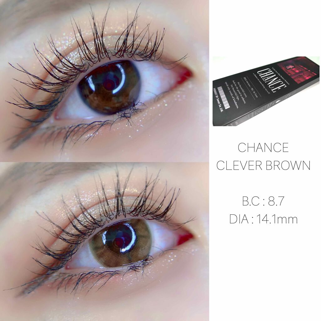 チャンス ワンデー/CHANCE/ワンデー（１DAY）カラコンを使ったクチコミ（2枚目）