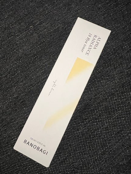 アルファラディアンス10ヒヤトナー/BANOBAGI/化粧水を使ったクチコミ(2枚目)
