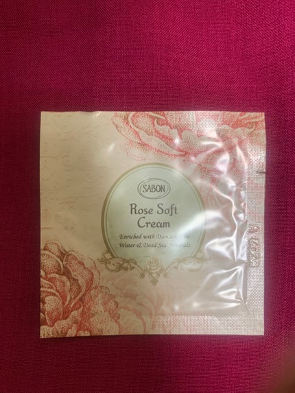 ローズソフトクリーム/SABON/フェイスクリームを使ったクチコミ(1枚目)