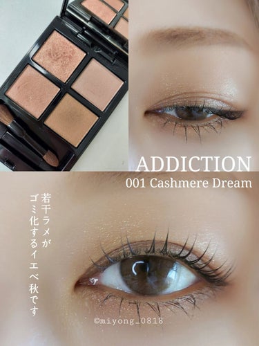 アディクション　ザ アイシャドウ パレット 001 Cashmere Dream/ADDICTION/アイシャドウパレットを使ったクチコミ（2枚目）