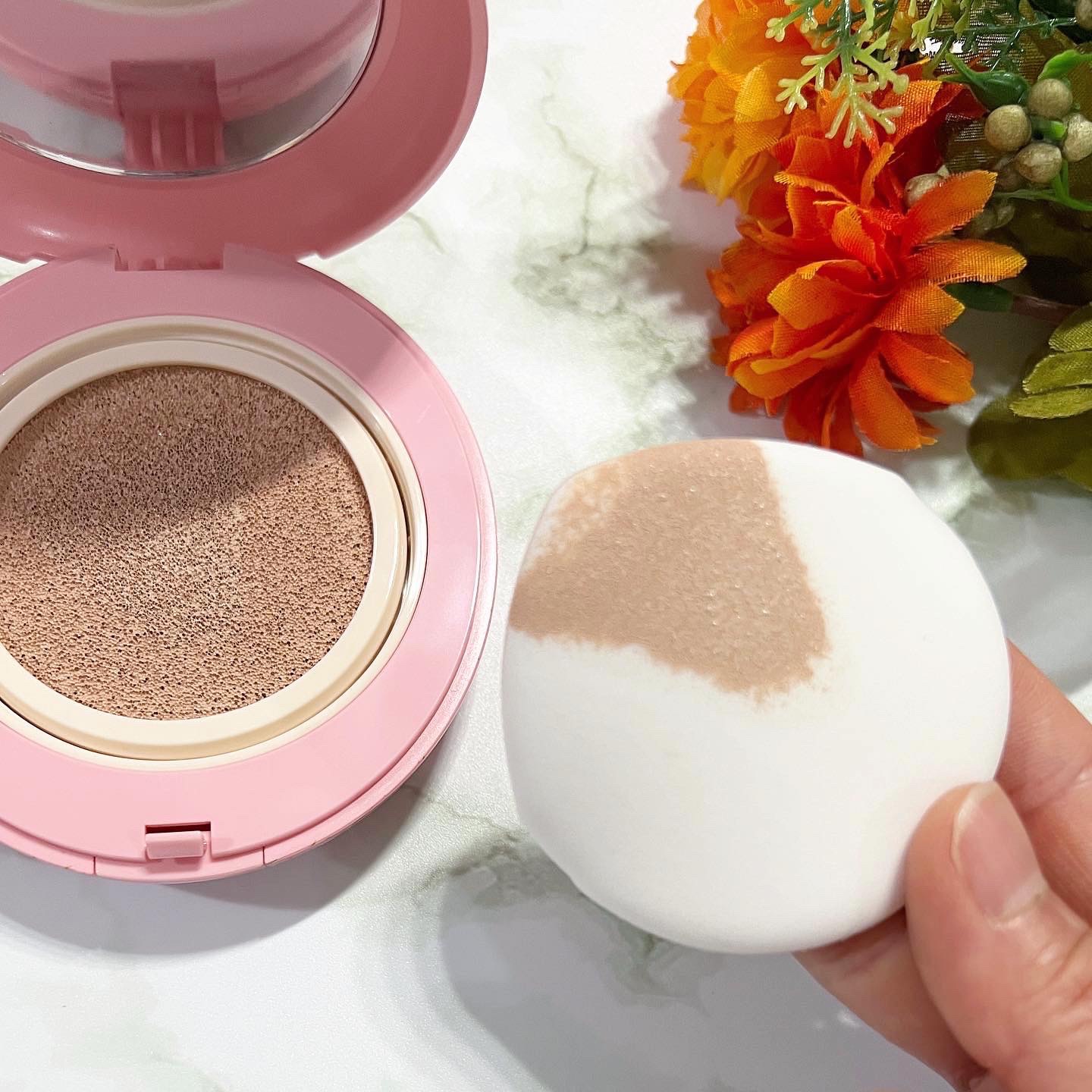 PROBIOエッセンスクッション/ネイチャーリパブリック/クッションファンデーションを使ったクチコミ（2枚目）