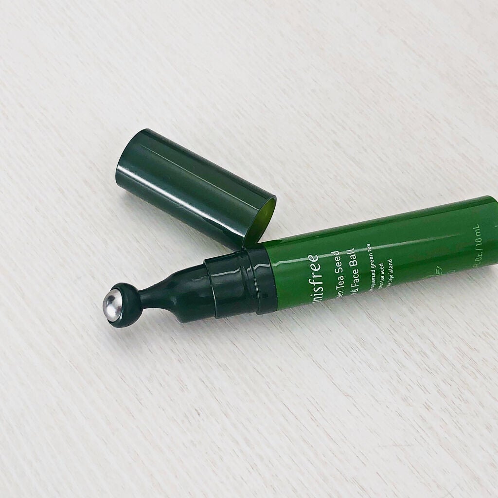 グリーンティーシード アイ&フェイスボール/innisfree/美容液を使ったクチコミ(2枚目)