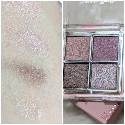 4カラー ミニアイパレット/Emery Emily/アイシャドウパレットを使ったクチコミ(2枚目)