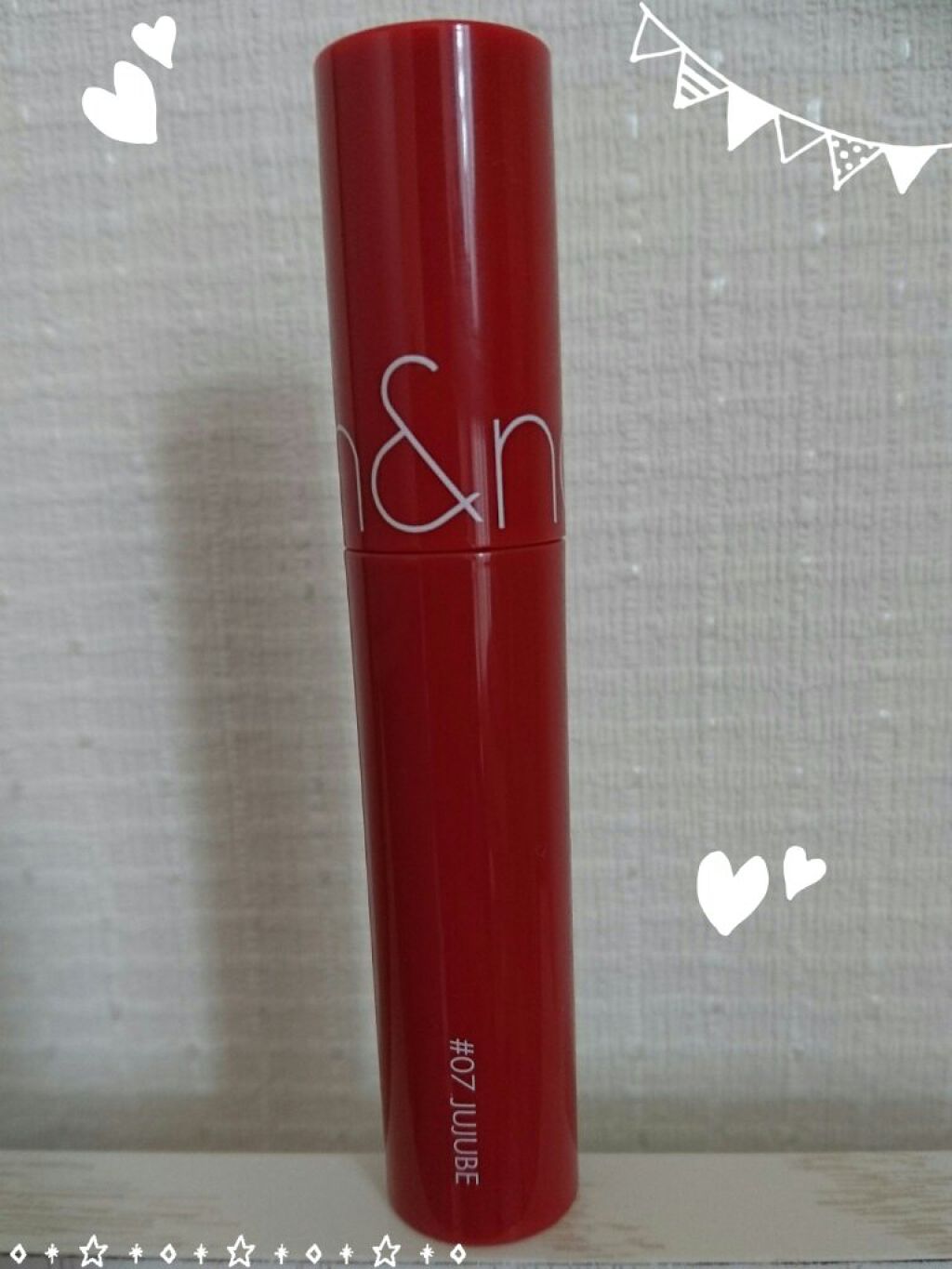 ジューシーラスティングティント/rom&nd/リップティントを使ったクチコミ(1枚目)