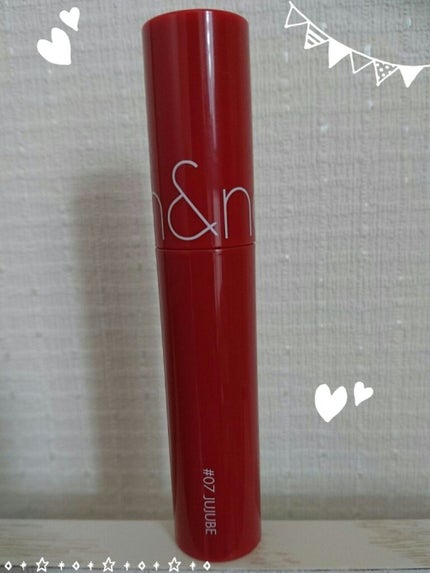 ジューシーラスティングティント/rom&nd/リップティントを使ったクチコミ(1枚目)