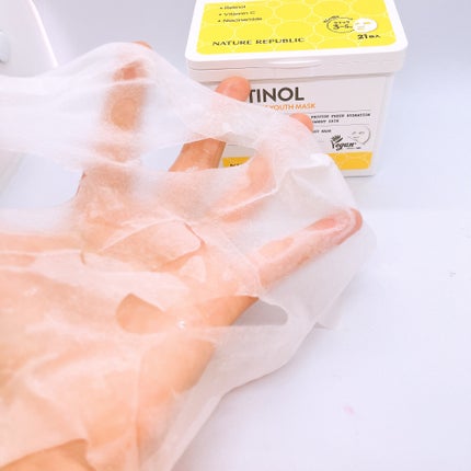 キューブマスク レチノール/ネイチャーリパブリック/シートマスク・パックを使ったクチコミ(4枚目)