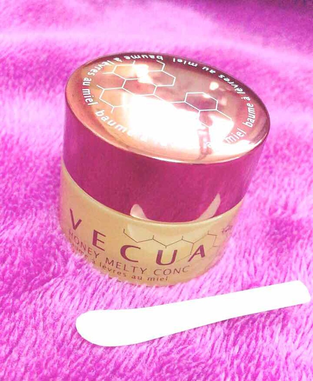 ハニーメルティコンク/VECUA/リップバームを使ったクチコミ（1枚目）