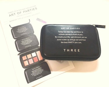 THREE アートオブパーティーズ メイクアップのクチコミ「Three 2018 holiday cosmetics ♡

01 を購入しました😊
これ一.....」（1枚目）