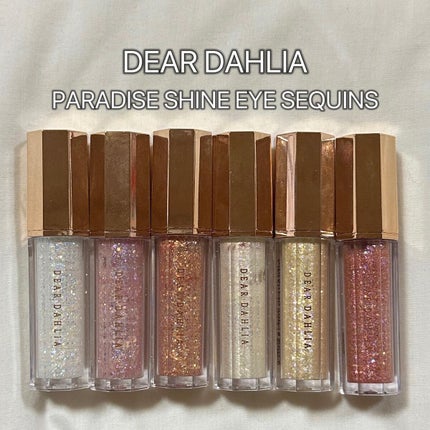 パラダイス シャイン アイ シークイン/DEAR DAHLIA/リキッドアイシャドウを使ったクチコミ(1枚目)