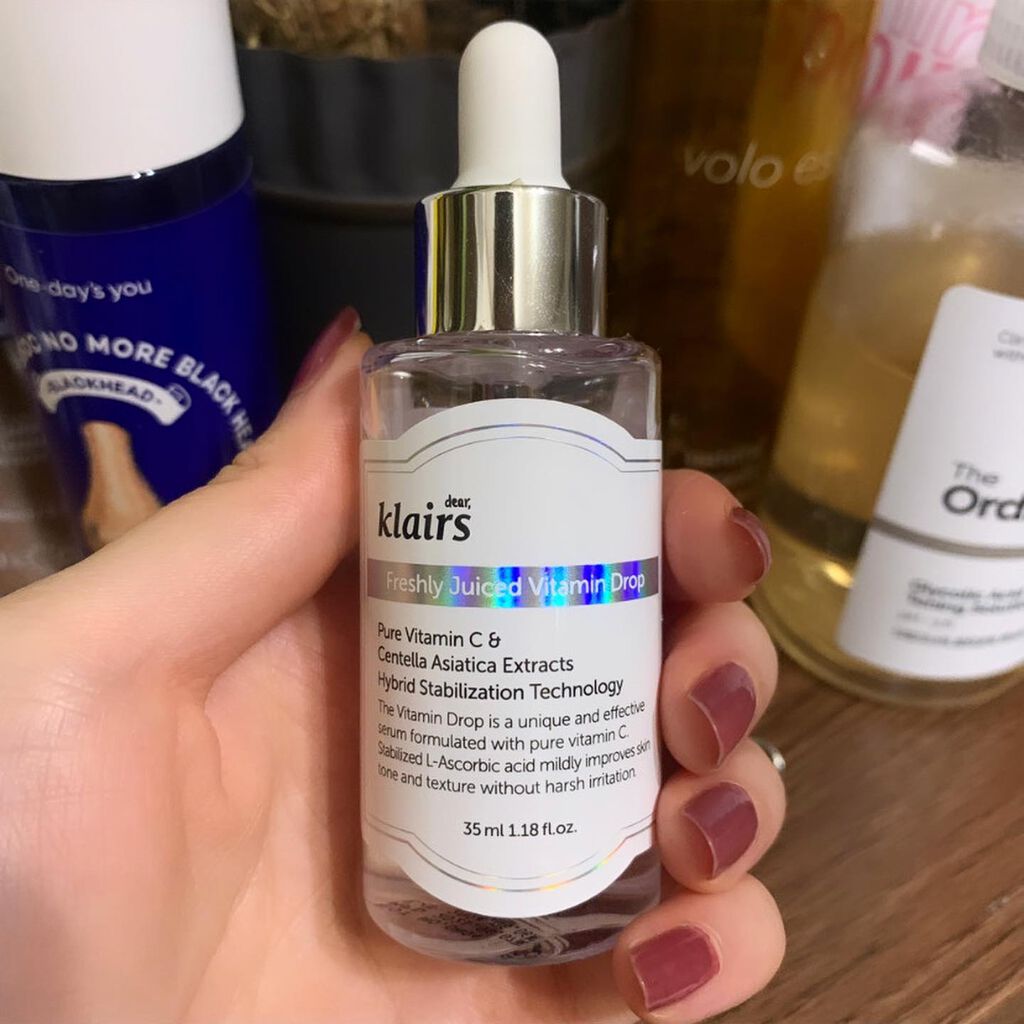 フレッシュリージュースドビタミンドロップ(35ml)/Klairs/美容液を使ったクチコミ（1枚目）