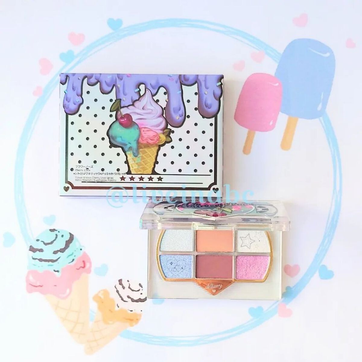 レトロマグネティック アイシャドウパレット  03 ロックベイビー(Rock Baby)/FlowerKnows/アイシャドウパレットを使ったクチコミ（1枚目）