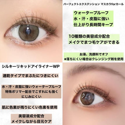 パーフェクトエクステンション マスカラ for カール/D-UP/マスカラを使ったクチコミ(4枚目)