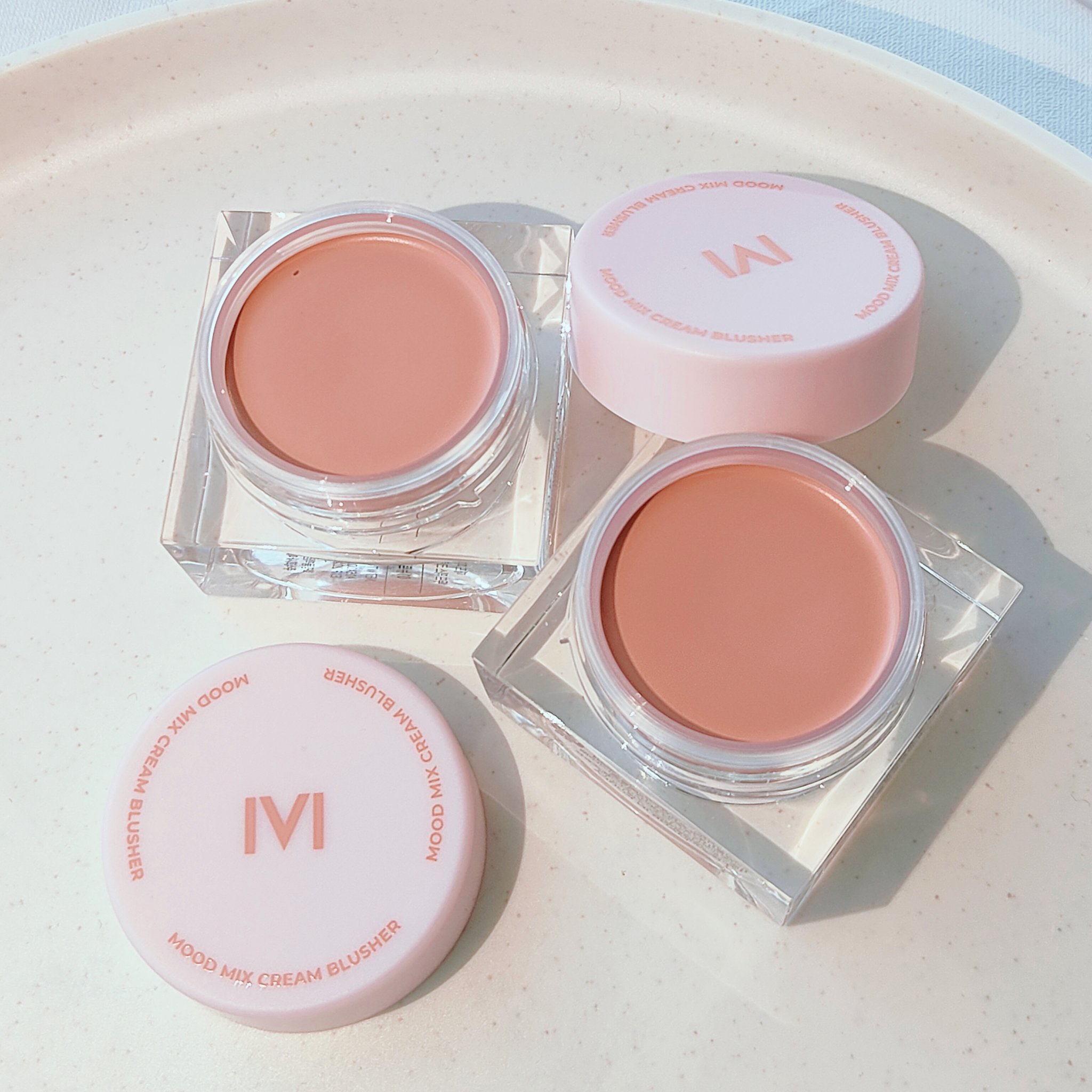ムードミックスクリームブラッシャー/MAD PEACH/ジェル・クリームチークを使ったクチコミ（3枚目）