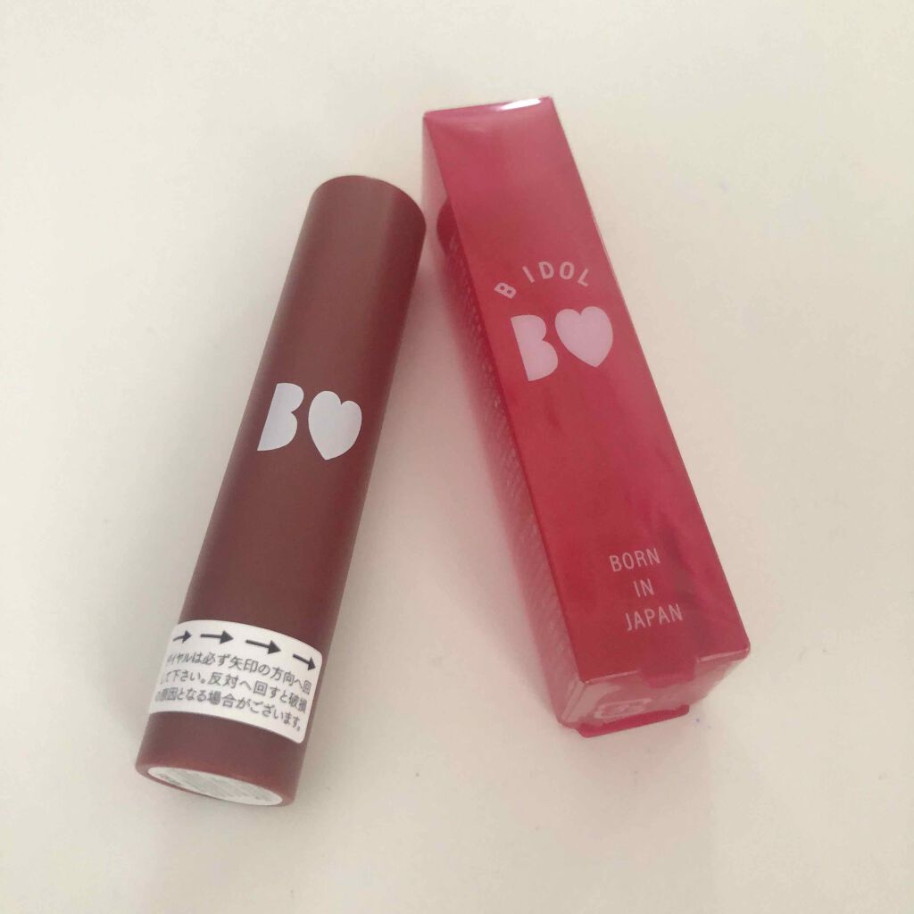 つやぷるリップR 102 あかぬけRED【旧】/b idol/口紅を使ったクチコミ（2枚目）