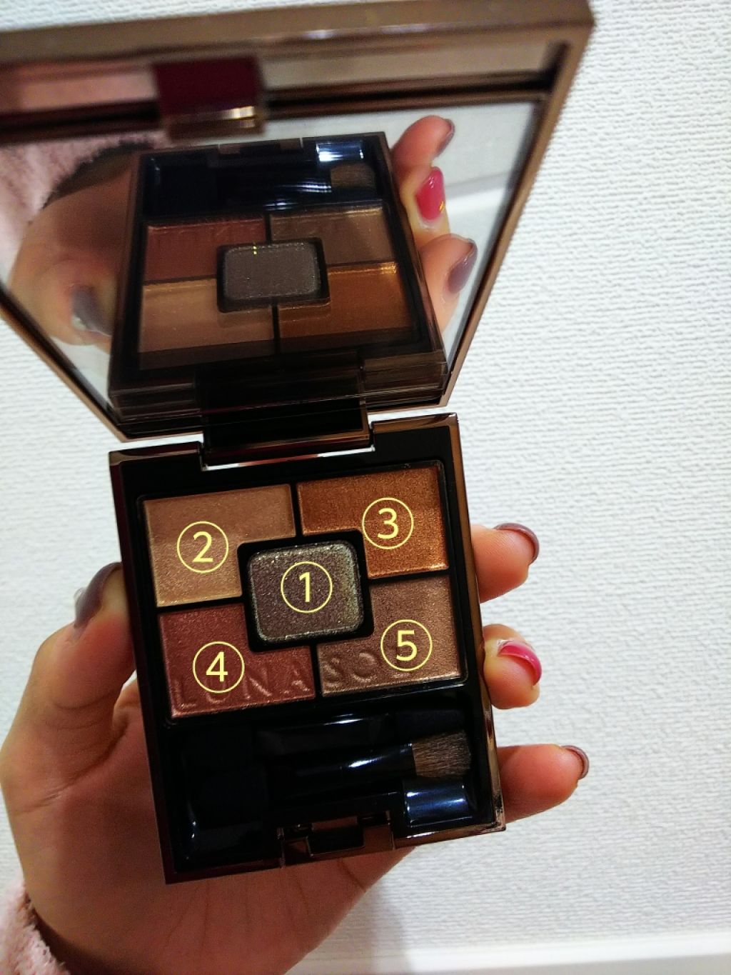 ジェミネイトアイズ/LUNASOL/アイシャドウパレットを使ったクチコミ（1枚目）