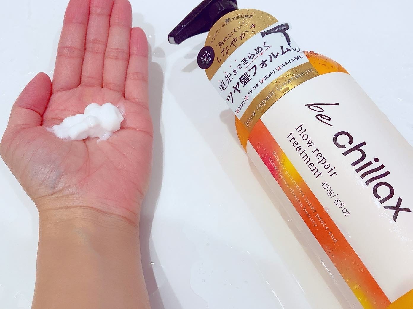 blow repair shampoo / treatment/be chillax/市販シャンプーを使ったクチコミ(4枚目)