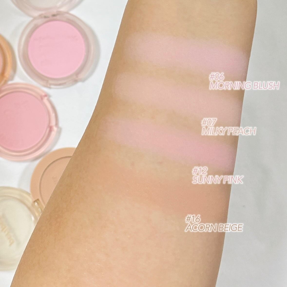 ピュア ブラッシュド サンシャイン チーク/PERIPERA/パウダーチークを使ったクチコミ(3枚目)