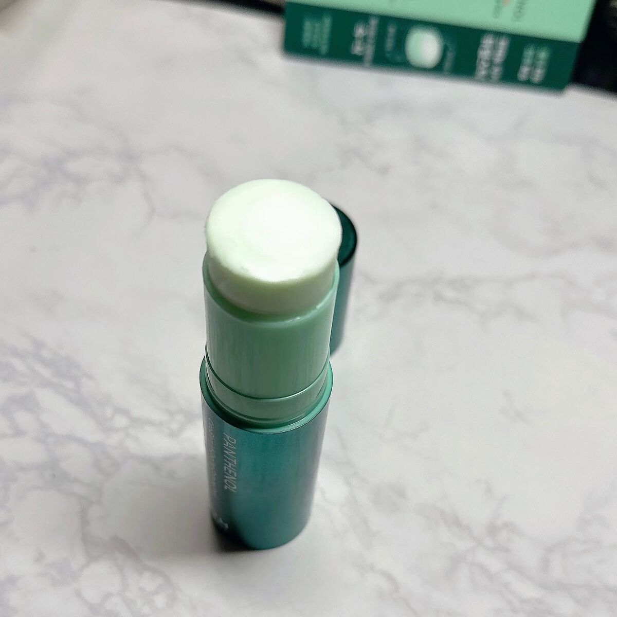 パンテノールシカブレミツシュクーリングカーミングスティック/BIOHEAL BOH/フェイスバームを使ったクチコミ(3枚目)
