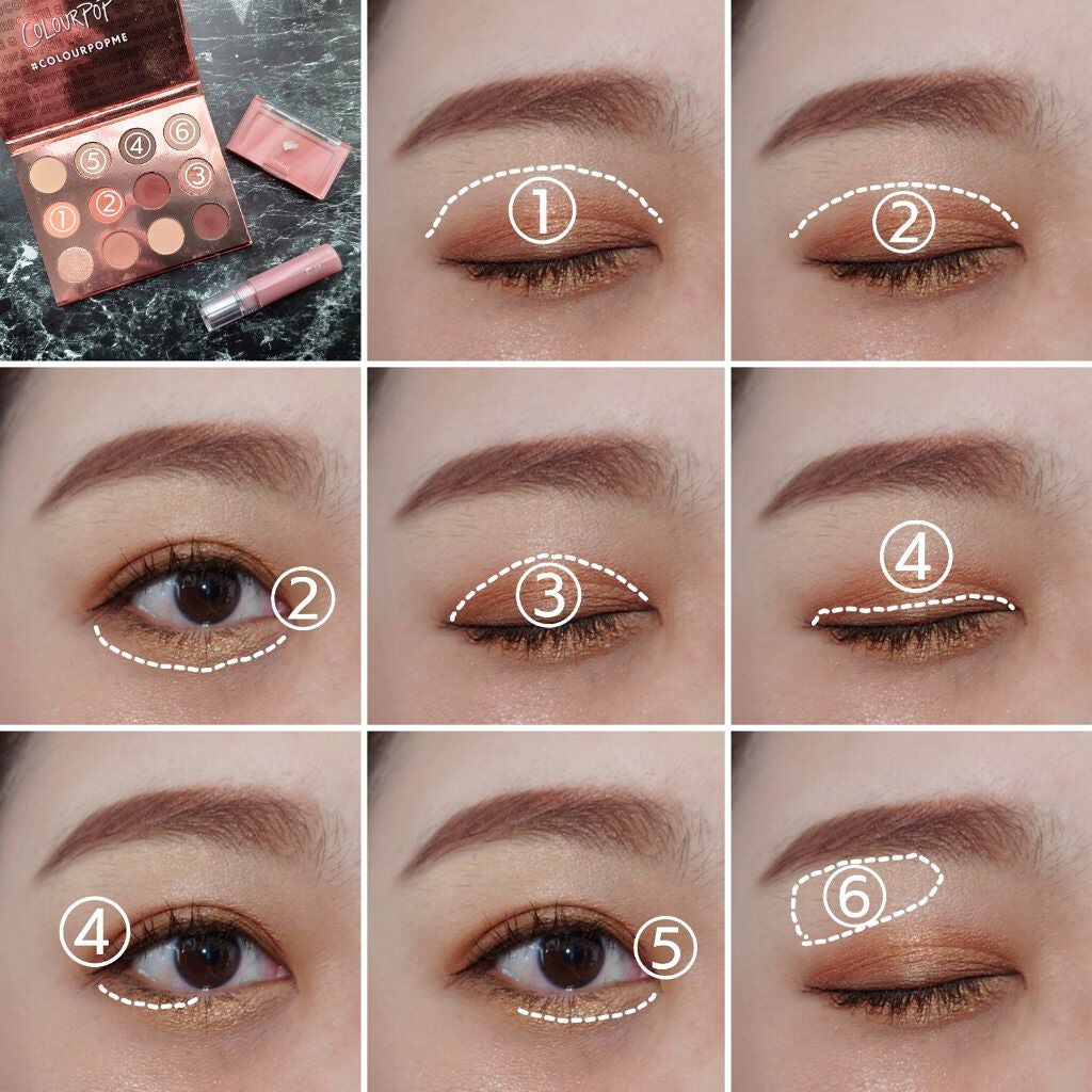 ダブルエンテンダー/ColourPop/アイシャドウパレットを使ったクチコミ(4枚目)