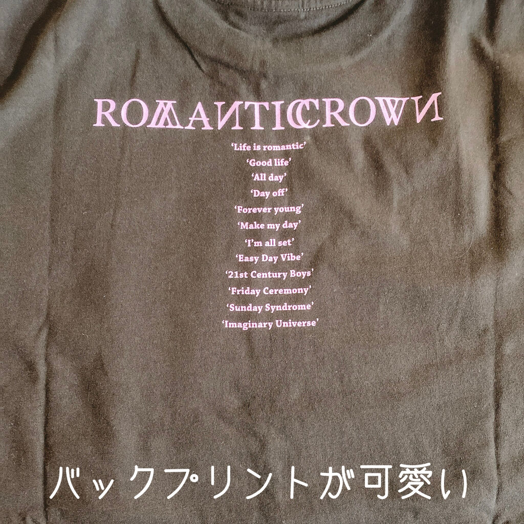 SLOGAN LIST LOGO TEE /ROMANTIC CROWN/その他を使ったクチコミ（3枚目）