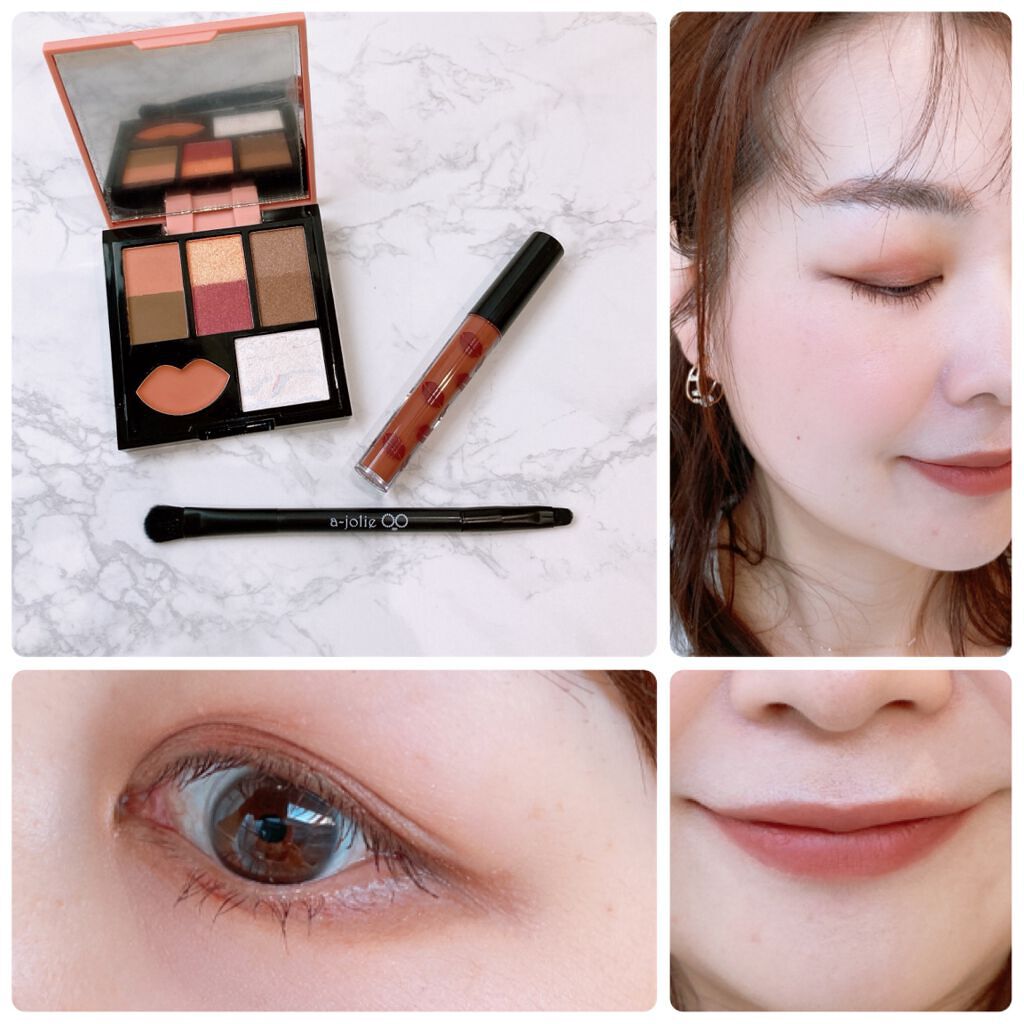怪盗ち on LIPS 「またまたa-jolieの旬顔パレットで💕今日は黒目中央上あたり..」(6枚目)