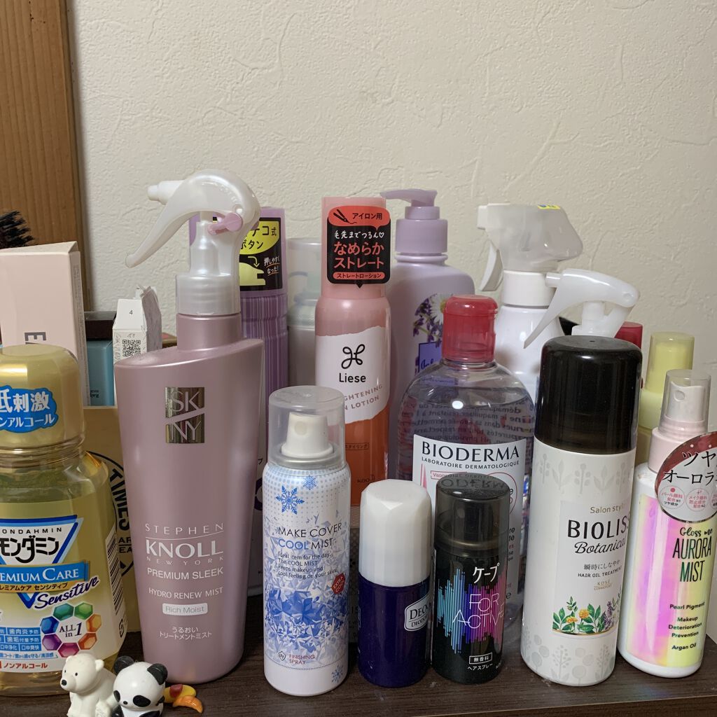 プレミアムスリーク ハイドロリニュー ミスト リッチモイスト(しっとりタイプ)/スティーブンノル ニューヨーク/ヘアミストを使ったクチコミ（1枚目）