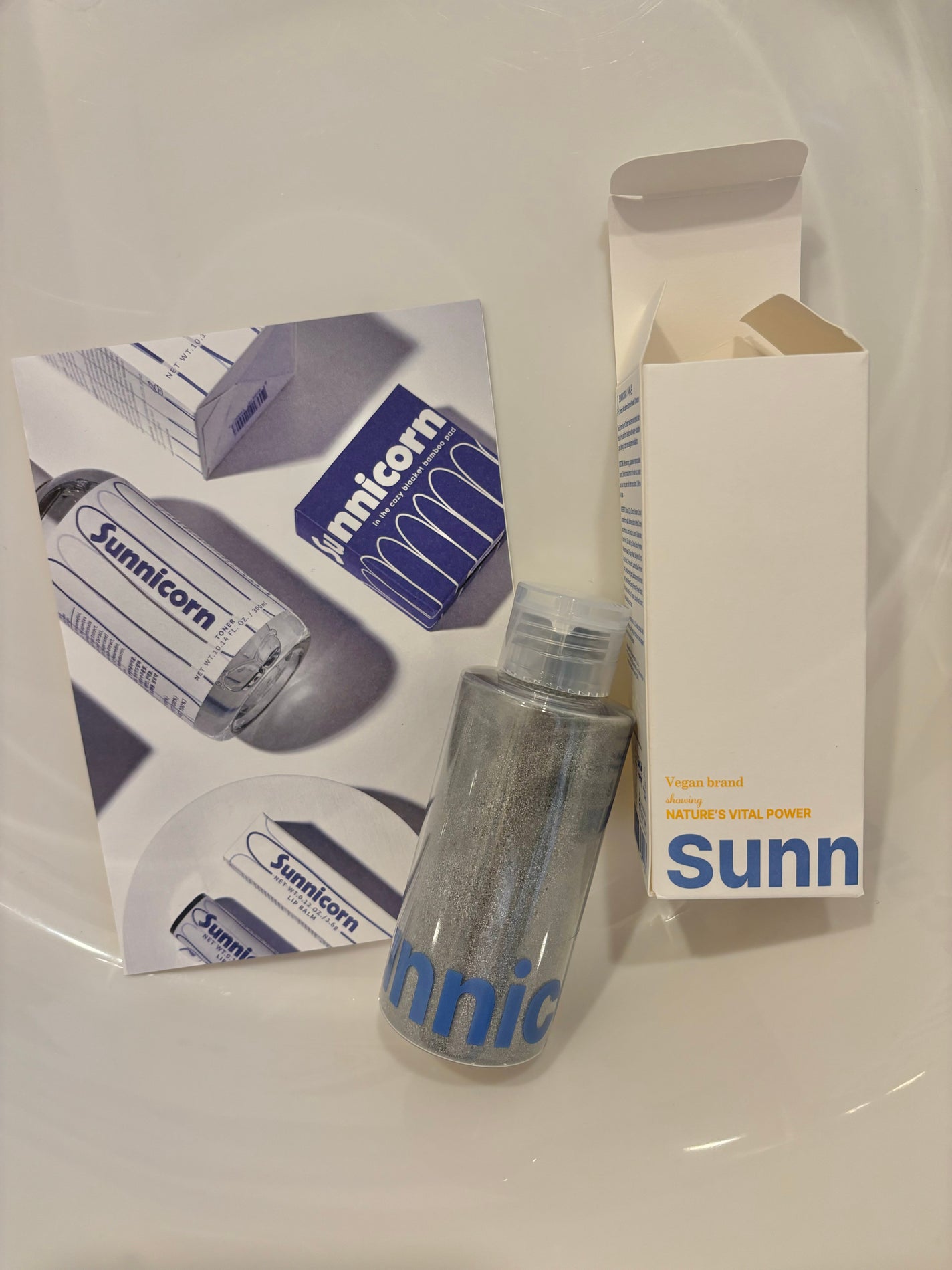 まる on LIPS 「韓国コスメブランドサニーコーン💙敏感肌のためのヴィーガンブラン..」(1枚目)