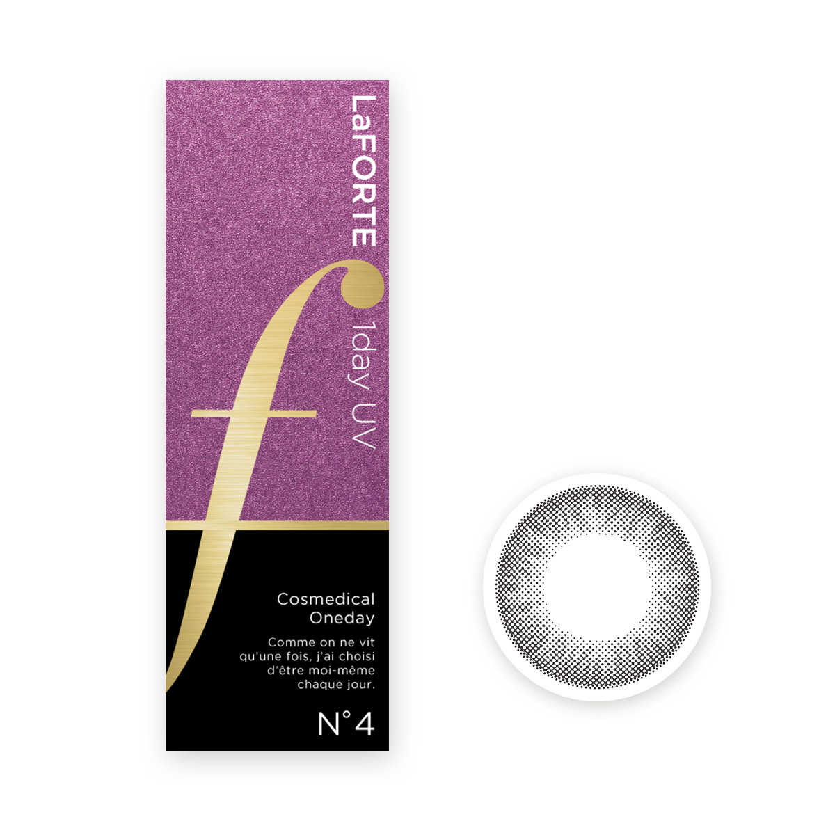 LaFORTE 1day UV No.4 パールブラック