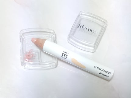 ジョイココ エアリーアイシャドウ/Joy.coco(ジョイココ)/単色アイシャドウを使ったクチコミ(4枚目)