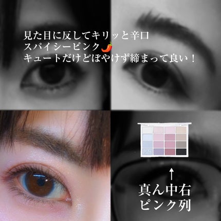 ソフトブラーリングアイパレット/wakemake/アイシャドウパレットを使ったクチコミ(4枚目)